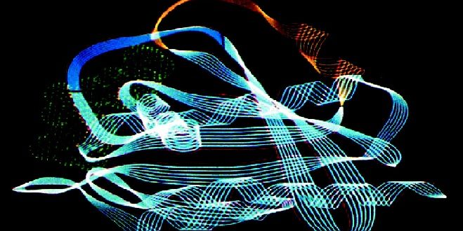 3d struktura proteinů, zdroj: Wikipedia, licence obrázku public domain